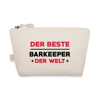 Barkeeper Barmaid Bartender Barman Barmann Bar - Bio-Täschchen - Natur - Vorne