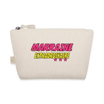Marraine extraordinaire - Bio-Täschchen - Natur - Vorne