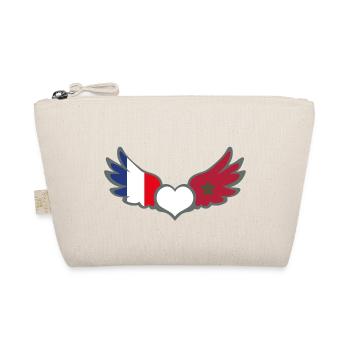Drapeaux Français et Marocain France Maroc II - Trousse biologique - nature - Devant