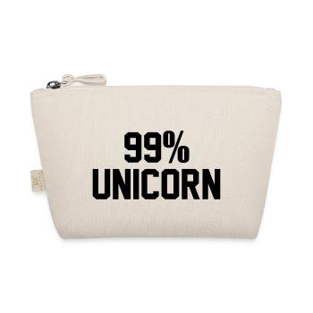 99% unicorn - Organic Pouch - nature - Front