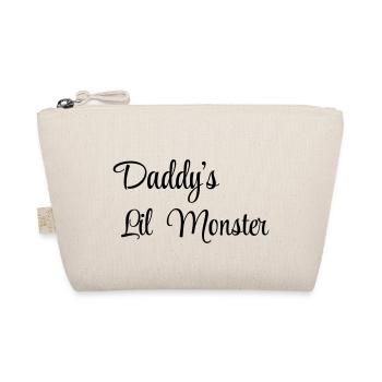 Daddy's little monster - Bio-Täschchen - Natur - Vorne