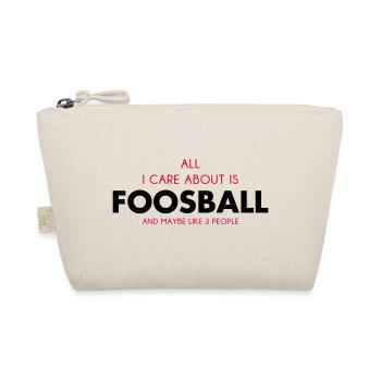 all i care about is foosball - Organic Pouch - nature - Front