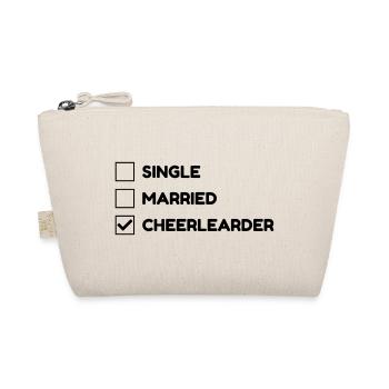 Cheerleader Cheerleading Dance Sport Twirling - Organic Pouch - nature - Front