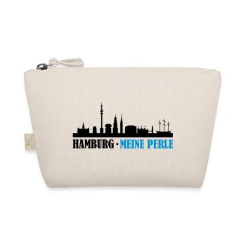 hamburg_meine_perle_02 - Bio-Täschchen - Natur - Vorne