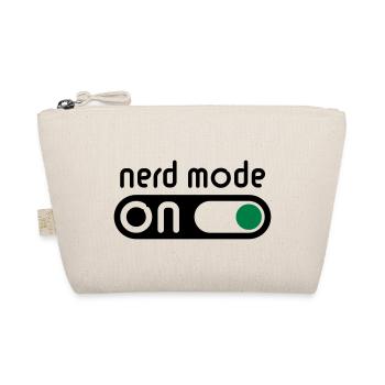 Nerd Mode On (Geek / Computerfreak) - Bio-Täschchen - Natur - Vorne