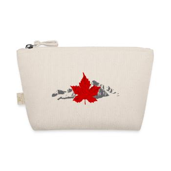 Canada - Maple Leaf & Mountain - Bio-Täschchen - Natur - Vorne