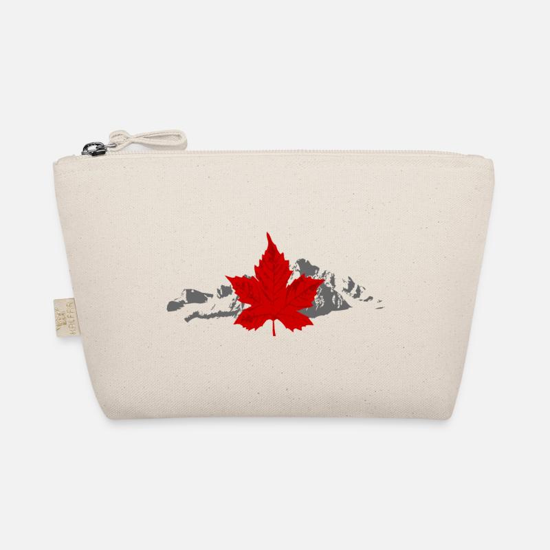 Canada - Maple Leaf & Mountain Bio-Täschchen