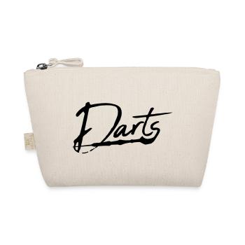 crew dart team logo freunde verein club pfeil dart - Bio-Täschchen - Natur - Vorne