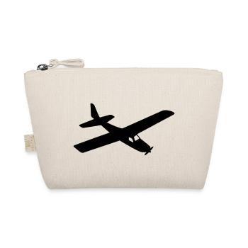 flugzeug - Bio-Täschchen - Natur - Vorne