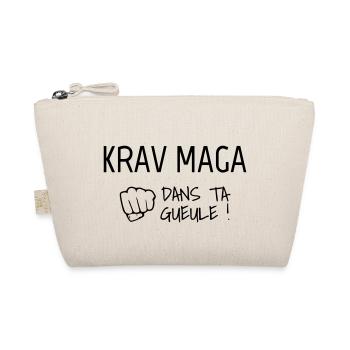 Krav Maga / Krav-Maga / Kampfkunst / Martial Art - Organic Pouch - nature - Front