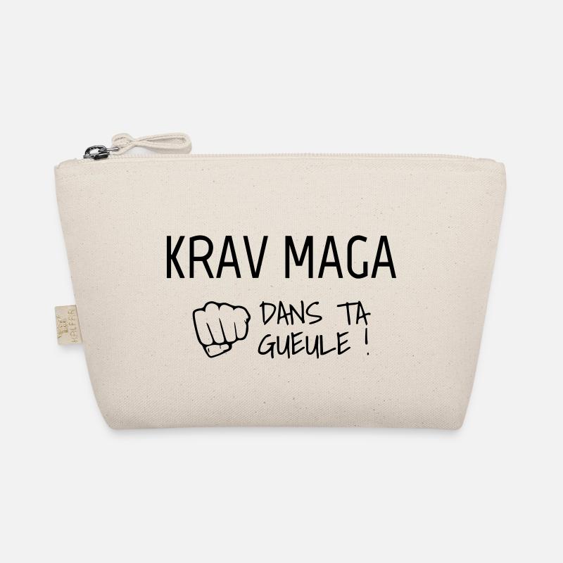 Krav Maga / Krav-Maga / Fight / Martial Art - Bio-Täschchen - Natur