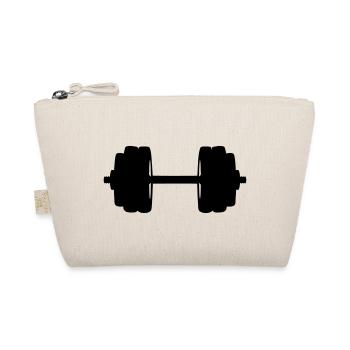 dumbbell bodybuilding weight 2 - Organic Pouch - nature - Front