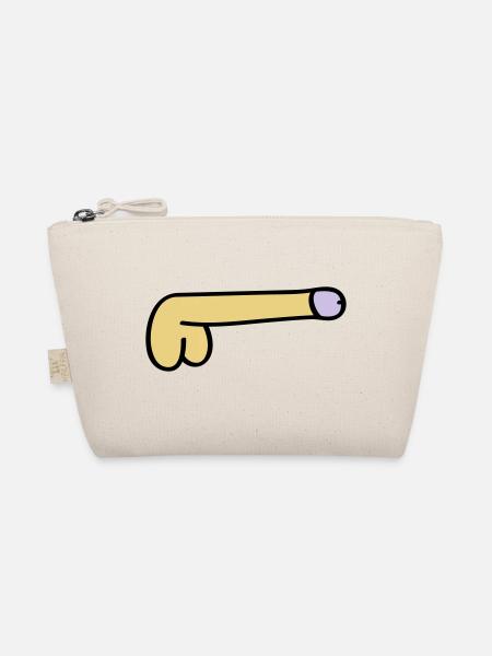 symbol dick - Organic Pouch - nature - Front