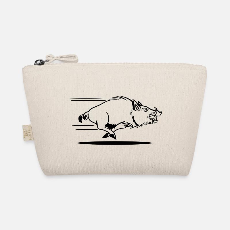 wildschwein rennen Bio-Täschchen