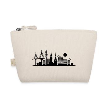 hamburg skyline - Bio-Täschchen - Natur - Vorne