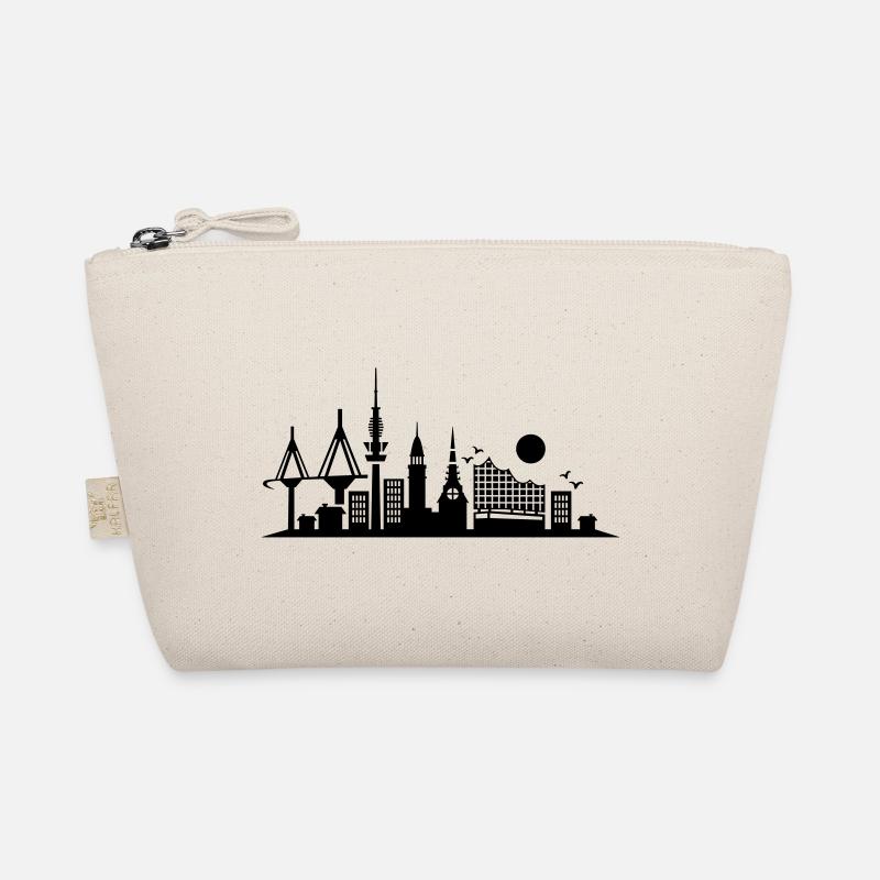 hamburg skyline - Bio-Täschchen - Natur