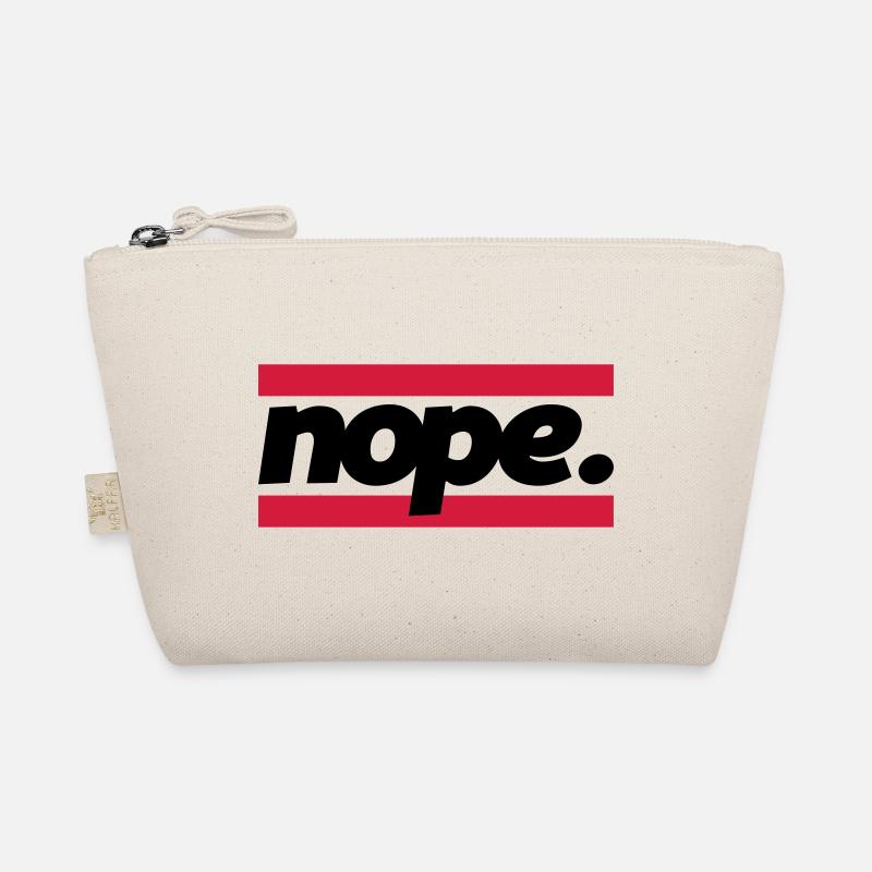 nope graphic Bio-Täschchen