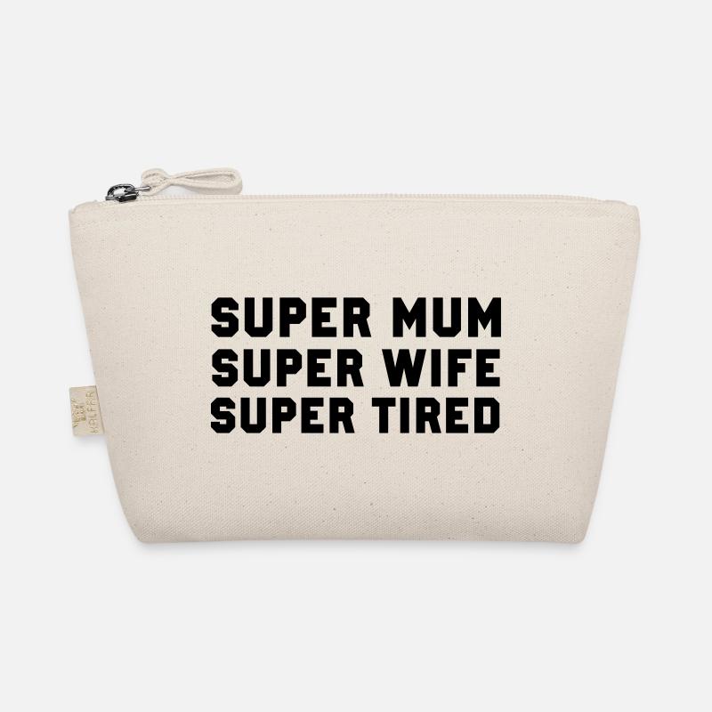 Super Mum - Organic Pouch - nature