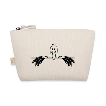 funny sign curious moeve - Organic Pouch - nature - Front