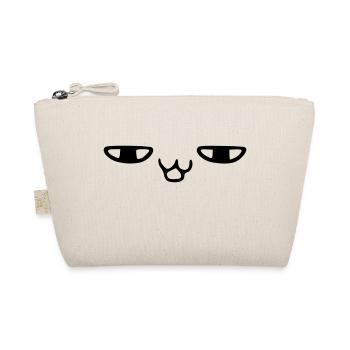 kawaii_face_17 - Bio-Täschchen - Natur - Vorne