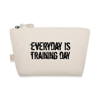 tous les jours est la journée d'entraînement gym m - Trousse biologique - nature - Devant