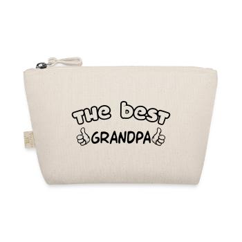 Grandpa / Papy / Grandfather / Grandad - Bio-Täschchen - Natur - Vorne