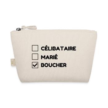 Butcher Metzger Boucher Carnicero Meat BBQ - Organic Pouch - nature - Front