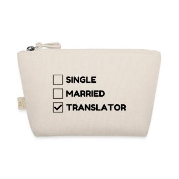 Translator Übersetzer Traducteur Translation - Organic Pouch - nature - Front