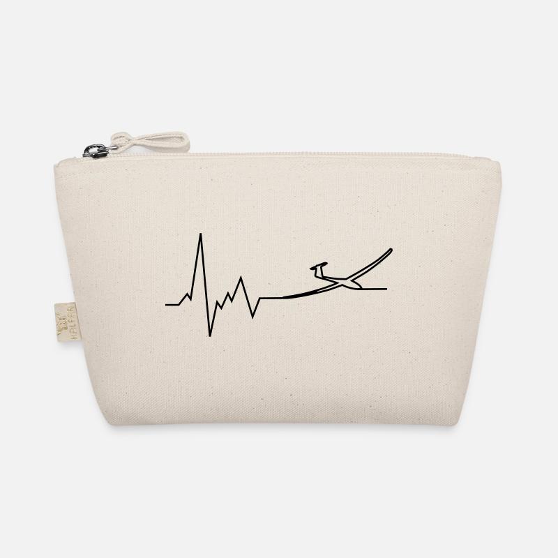heartbeat glider Organic Pouch