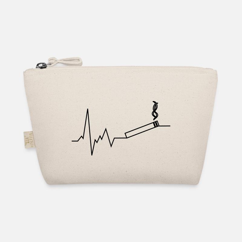 herzschlag raucher Tabak Bio-Täschchen