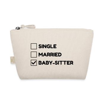 Babysitter Babysitting Baby-sitter Baby sitting - Organic Pouch - nature - Front