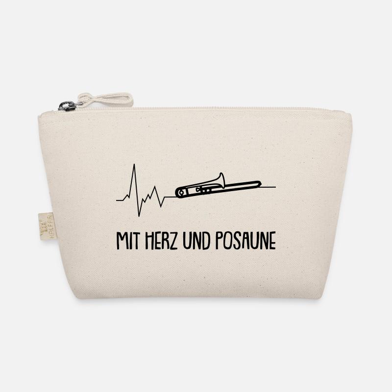 Mit Herz und Posaune Bio-Täschchen