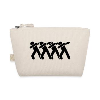 dabbing team design - Bio-Täschchen - Natur - Vorne