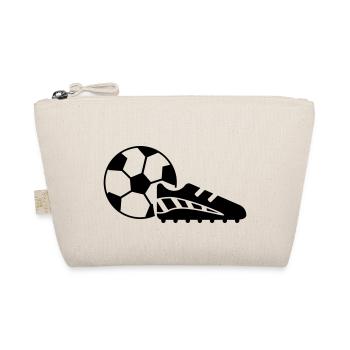 fussballschuh fussball ball - Bio-Täschchen - Natur - Vorne