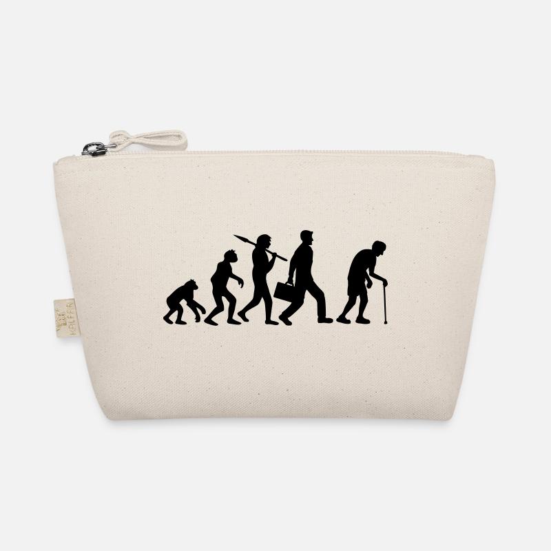 Evolution grandpa design Organic Pouch