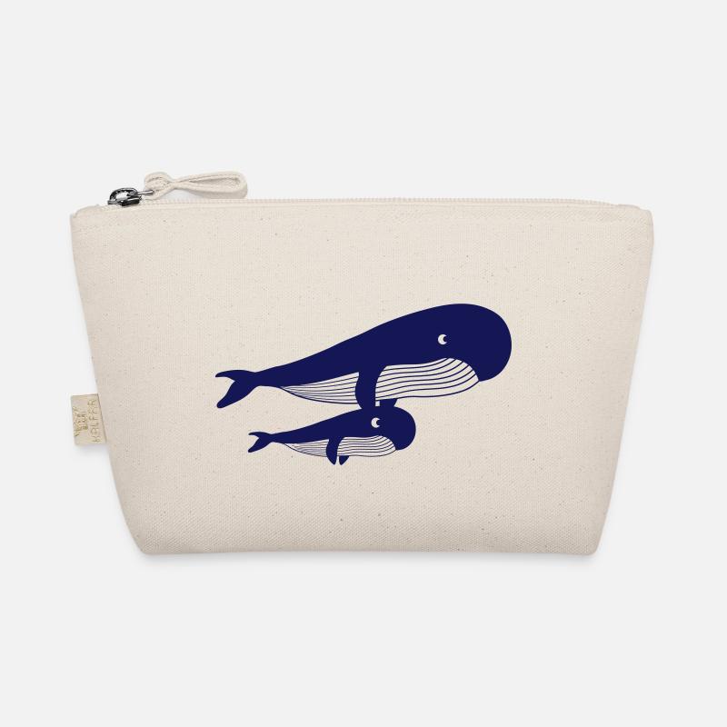 Conception de baleine bleue maman Trousse biologique