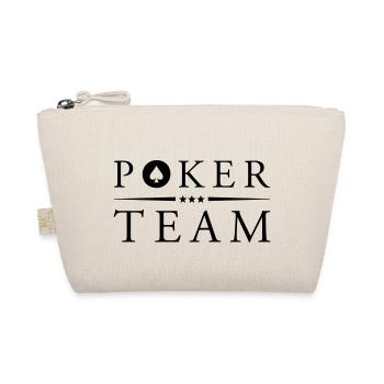 poker team pik - Bio-Täschchen - Natur - Vorne