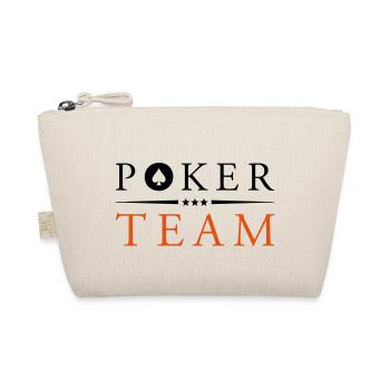 poker team - Bio-Täschchen - Natur - Vorne