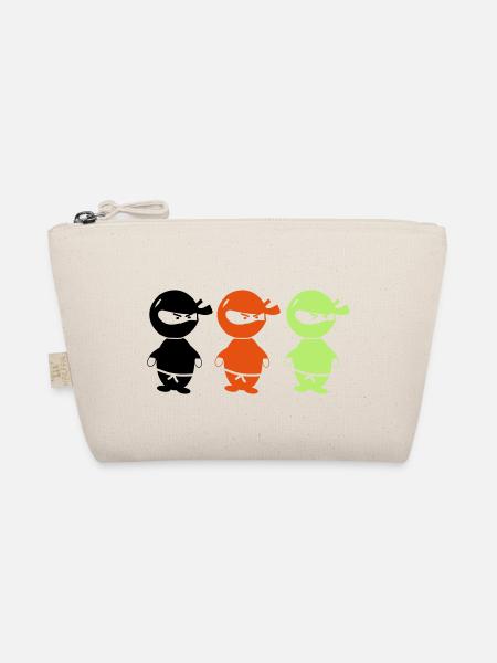 ninjas_002 - Bio-Täschchen - Natur - Vorne