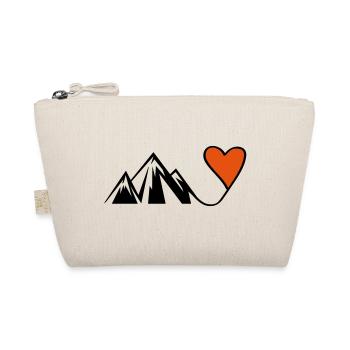 mountain heart - Bio-Täschchen - Natur - Vorne