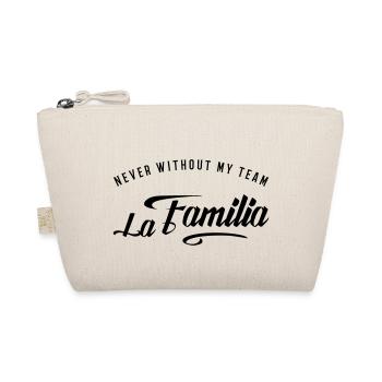 never without my familia - Bio-Täschchen - Natur - Vorne