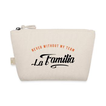 never without my familia - Bio-Täschchen - Natur - Vorne