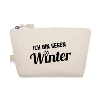 winter gegen - Bio-Täschchen - Natur - Vorne