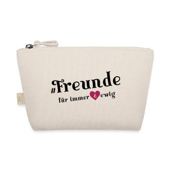 freunde für immer - Bio-Täschchen - Natur - Vorne