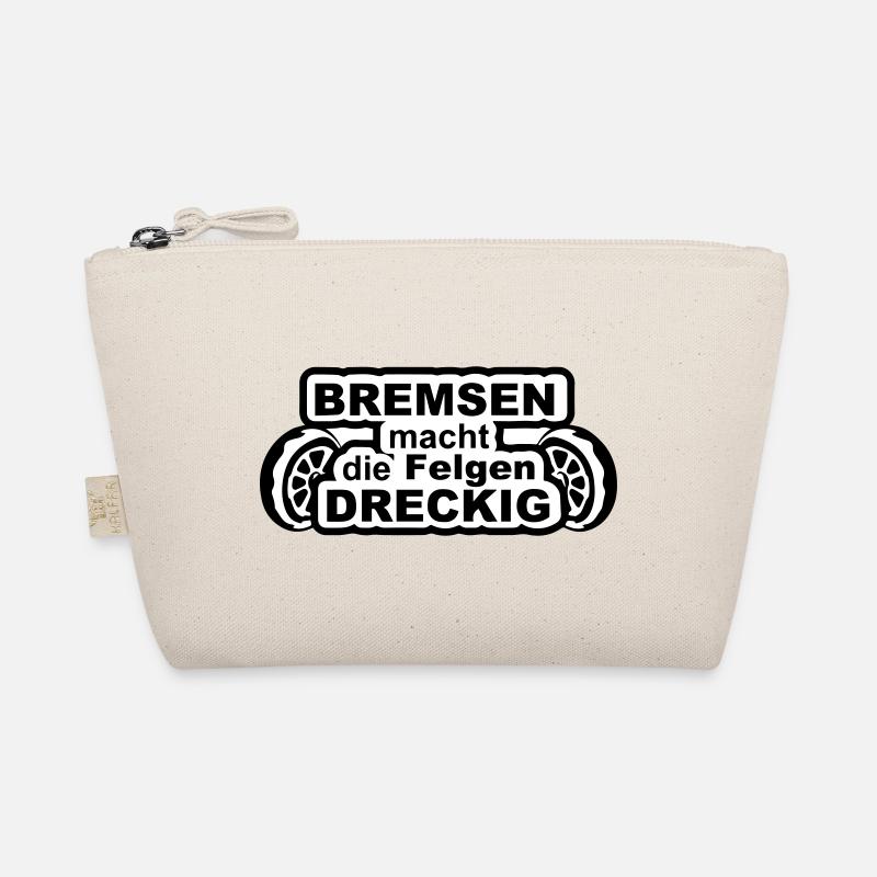 Bremsen macht die felgen Dreckig - Bio-Täschchen - Natur