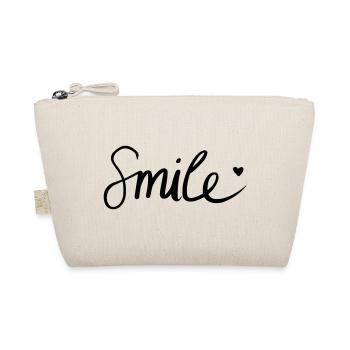Smile! - Bio-Täschchen - Natur - Vorne
