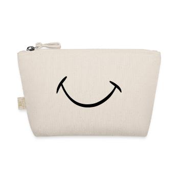 Make a smile - Organic Pouch - nature - Front