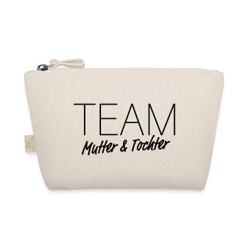 TEAM Mutter & Tochter – Mama Muttertag Kind - Bio-Täschchen - Natur - Vorne