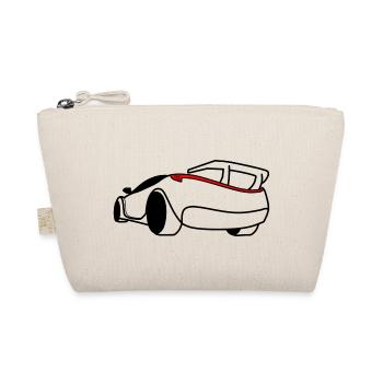Sports car / car rear / car - Organic Pouch - nature - Front