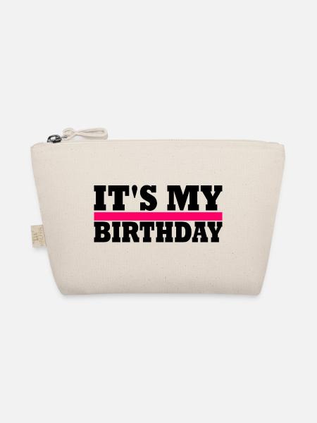 Geburtstag - Bio-Täschchen - Natur - Vorne